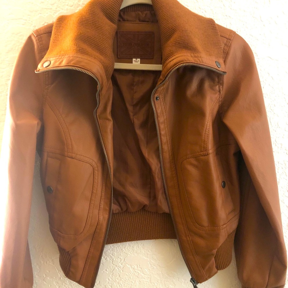 Camel Leather Jacket